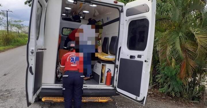 Le perforaron la barriga