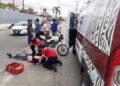 Se estampó contra un auto