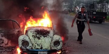 Consumido por las llamas