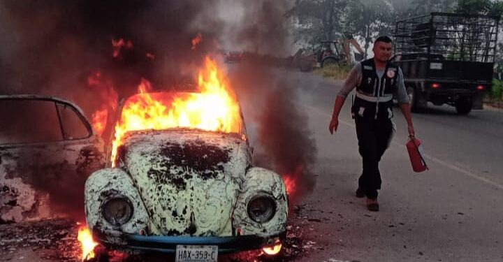 Consumido por las llamas