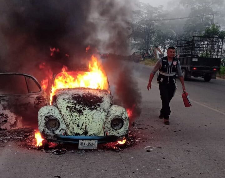 Consumido por las llamas