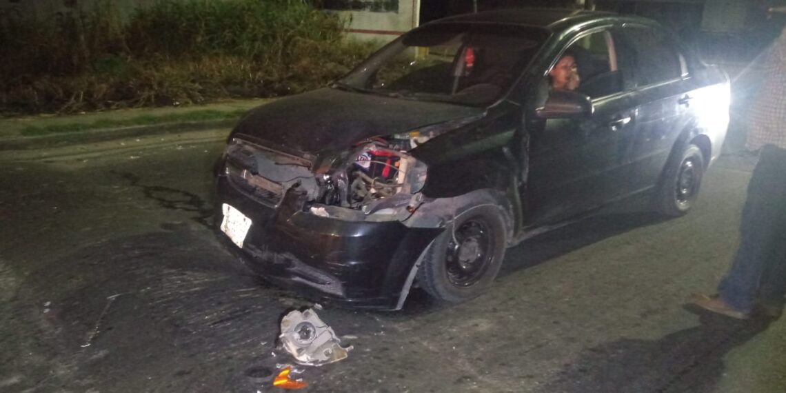 Chocó por no guardar distancia