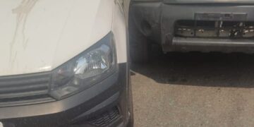 Impactó por descuido.