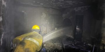 Consumida por las llamas