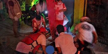 Motociclistas derrapados