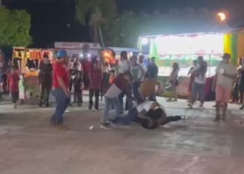 Violenta cantina en feria Cunduacán