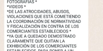 Marcharán contra el ambulantaje