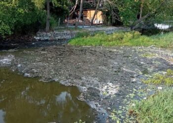 Río seco, foco de infección