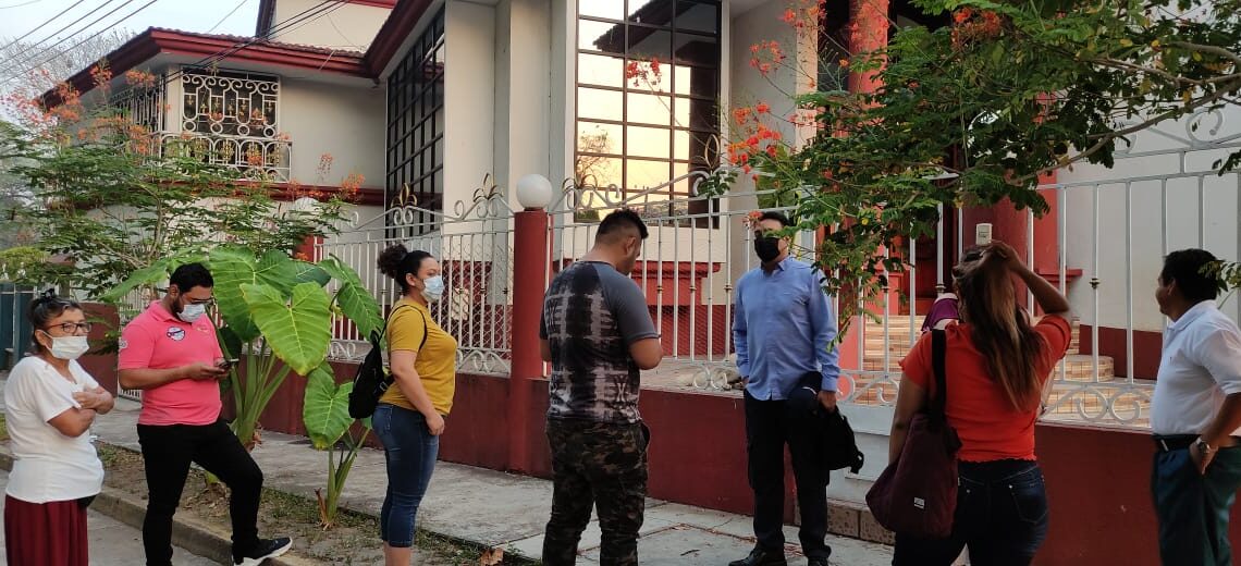 Comerciantes agredidos