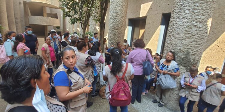 Protestan vectores; no les pagan