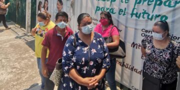 Manifestación en CONALEP