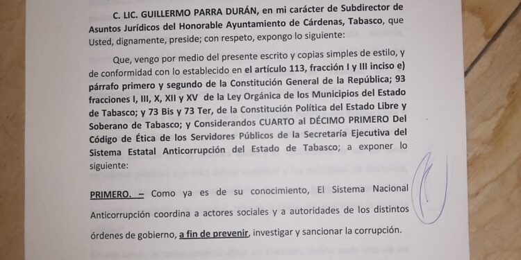 Cárdenas se niega a pagar cuotas del ISSET pese a recomendación jurídica