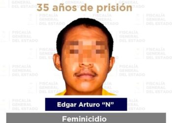 Dan 35 años de prisión a sujeto responsable de feminicidio en Tenosique