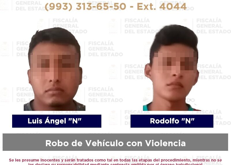 Detenidos por la FGE