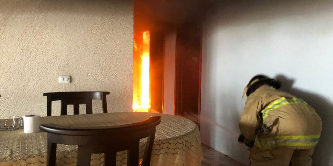 Consumida por las llamas