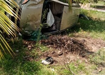 Aparatoso accidente