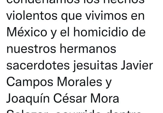 Condena la Iglesia asesinato de jesuitas