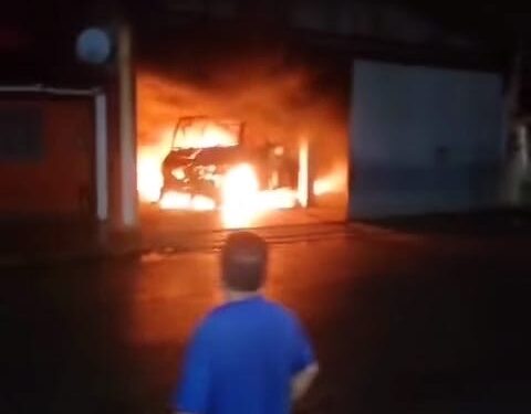 Se quemó bunker de Transportes Ferrer