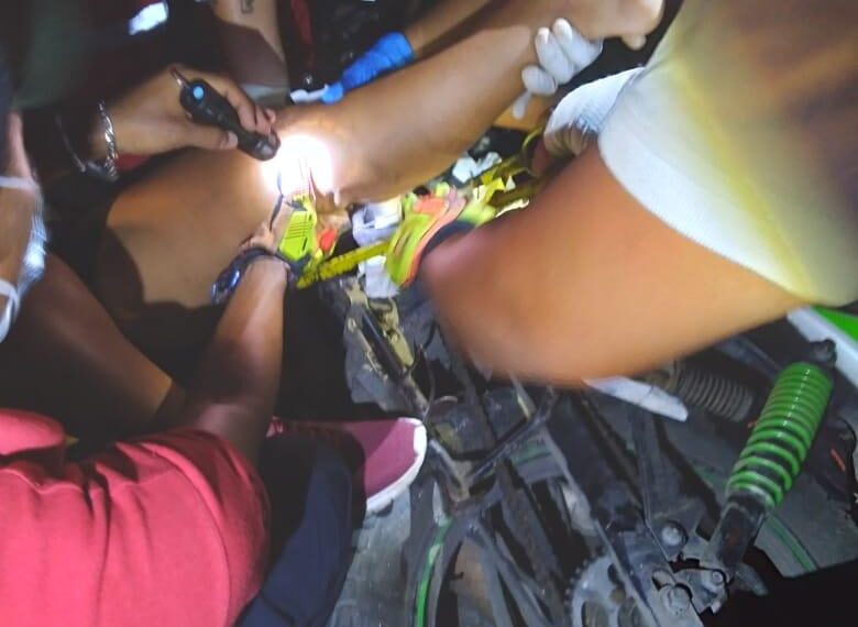 Encumbrados por pasarse un alto