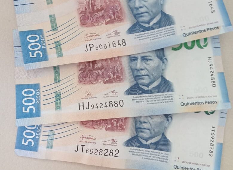 Circulan billetes falsos de $500