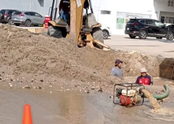 Caótica fuga de agua