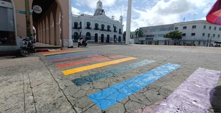 Pinta Paso Peatonal Comunidad LGTB Ultimatum Chiapas