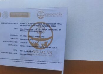 Construye “Chelo” Cano una barda a sobreprecio