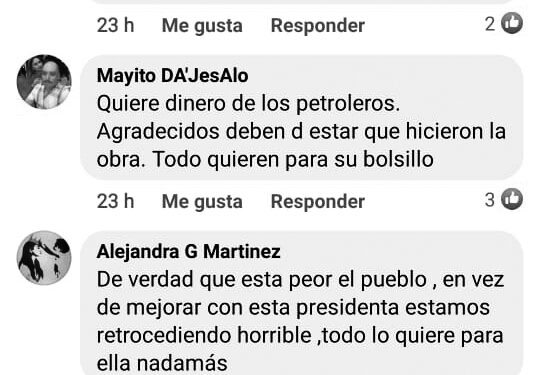 Alcaldesa de doble moral