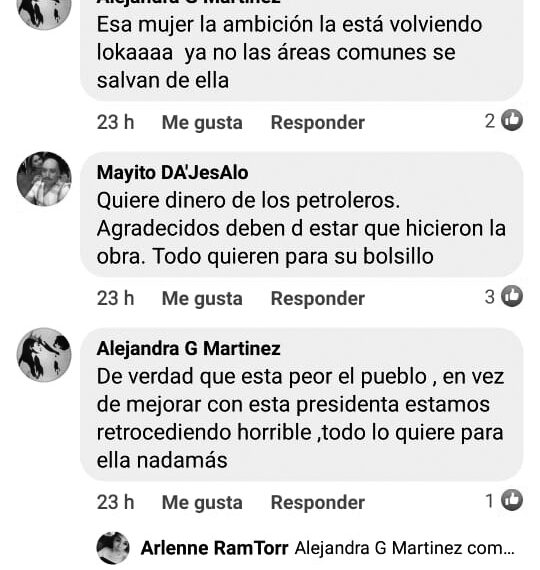 Alcaldesa de doble moral
