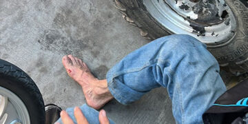 Encumbrado por un auto fantasma