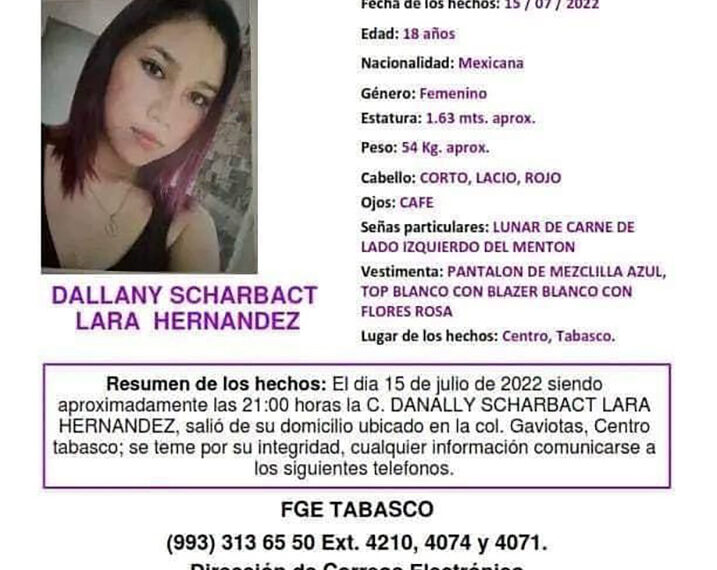 Abandonan drogada a joven desaparecida