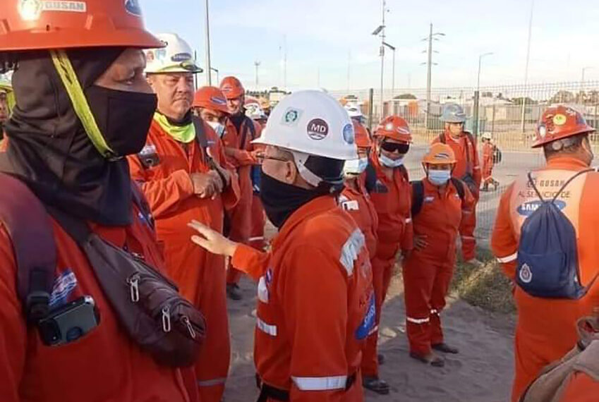 Paran labores en la refinería