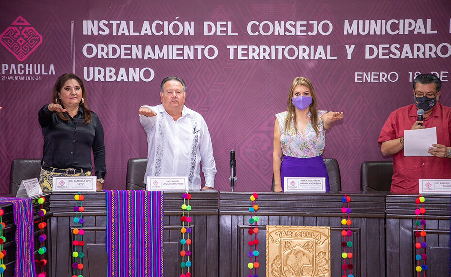 Instalan Consejo Municipal de Ordenamiento Territorial