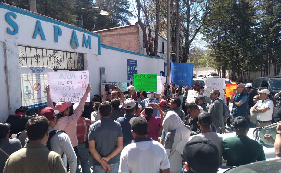 Urgen solución ante falta de agua