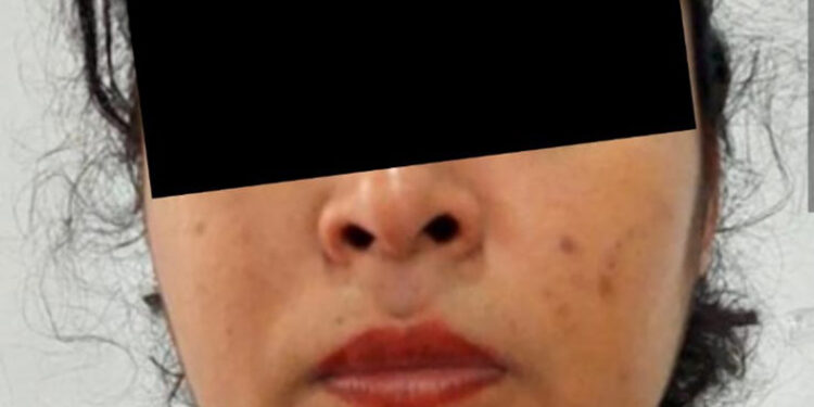 Presunta extorsionadora