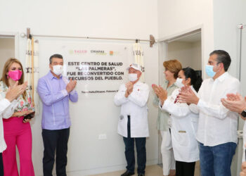 Inaugura reconversión del centro de salud Las Palmeras