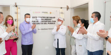 Inaugura reconversión del centro de salud Las Palmeras