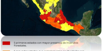 Chiapas, dentro de los 10 con mayor número de incendios