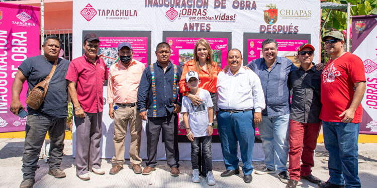 Entrega obra de pavimentación