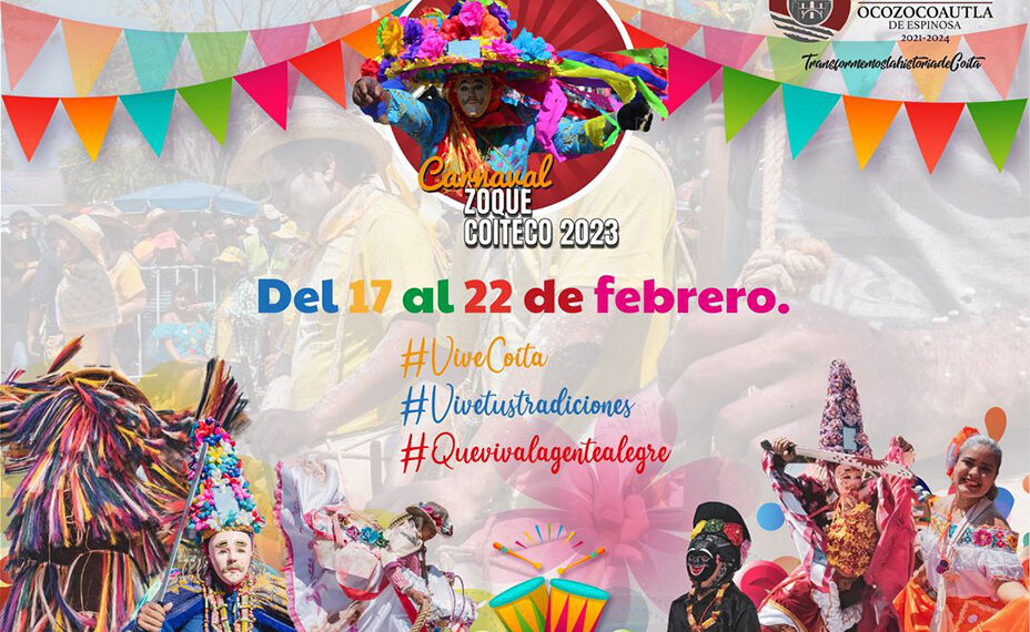 El Carnaval Zoque Coiteco 2023, es de todos