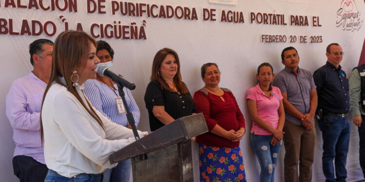 Arrancó la planta potabilizadora portátil y brigada de salud rosa