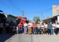 Entrega calles pavimentadas en barrio Frailescano