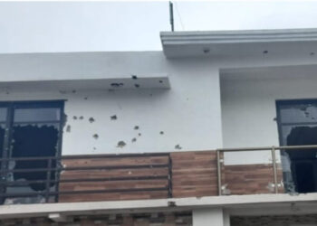 Acribillan vivienda