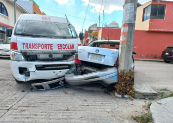 Por fortuna no hubo personas lesionadas