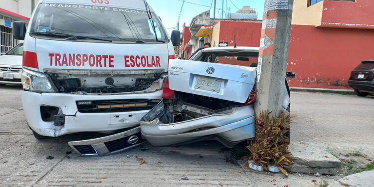 Por fortuna no hubo personas lesionadas