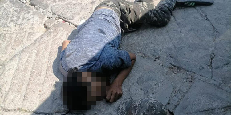 Asesinado de tres balazos