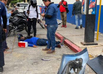 Voló con todo y su Yamaha