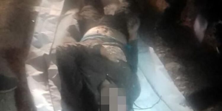 Le perforaron la barriga