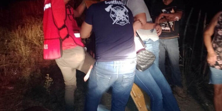 Embestidos por un auto