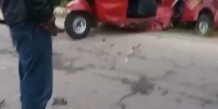 Originó un accidente